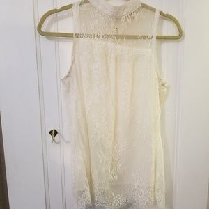 White lace blouse